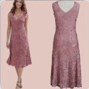 Anthropologie's "Sundance" Mauve Sleeveless Dress Small Petite